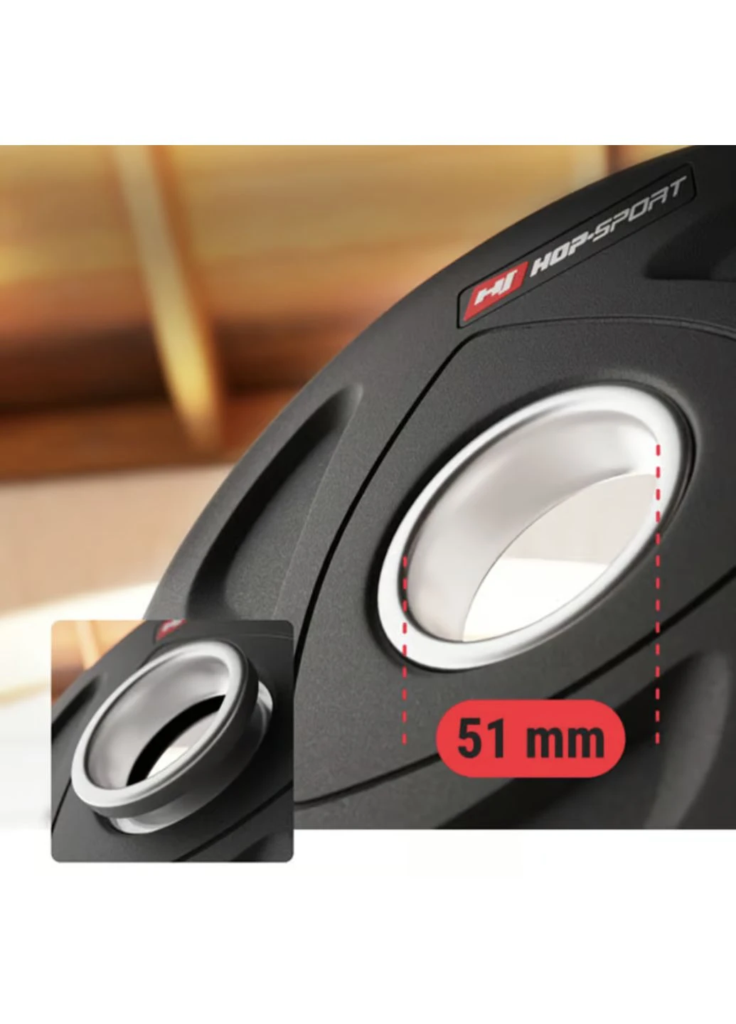 Диск олимпийский 1,25 кг Hop-Sport (303618029)
