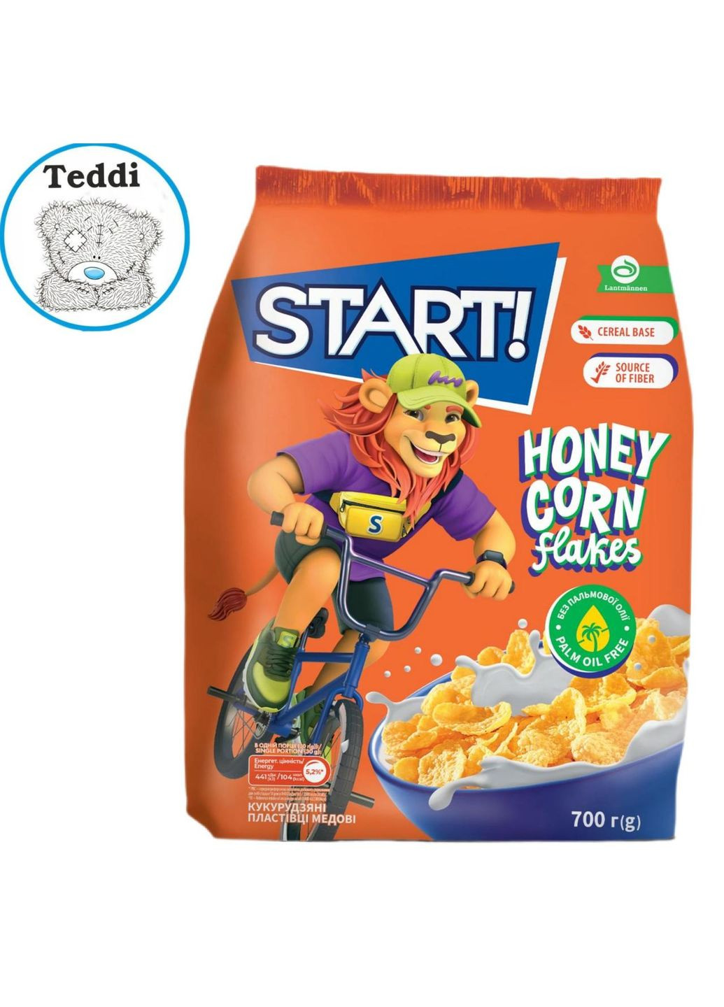 Кукурудзяні пластівці медові 700 г Start —