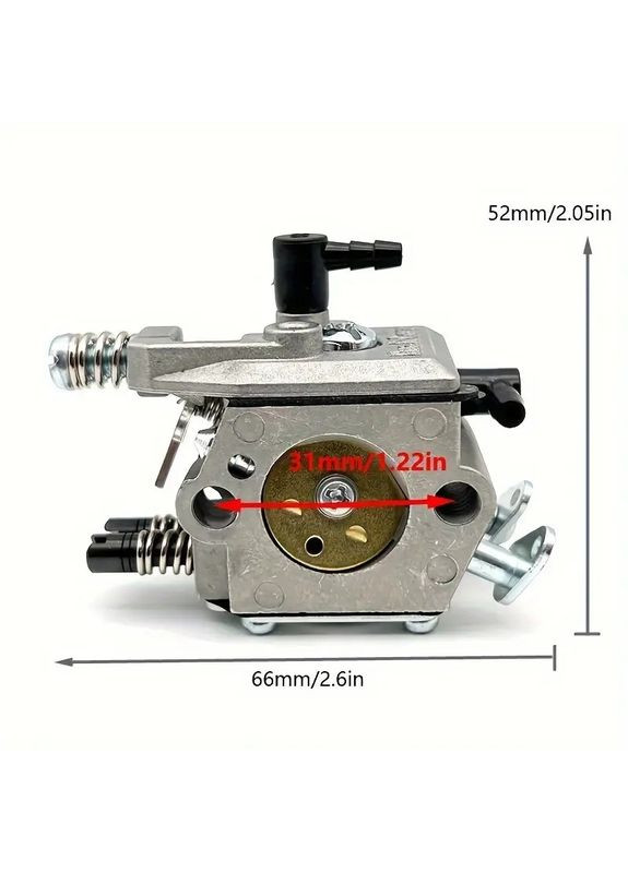 Карбюратор без підкачки. На 2 виходи Амарон (364964539)