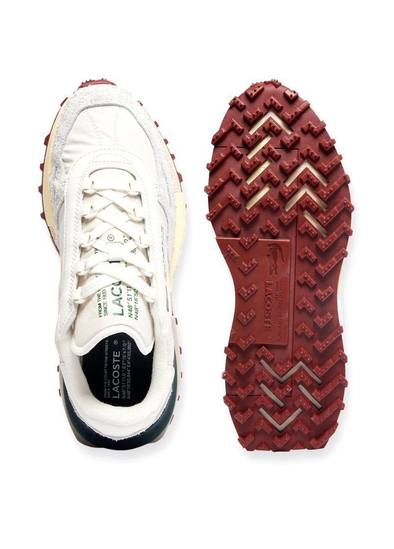 Білі Осінні чоловічі кросівки 49sma00021y5 білий велюр Lacoste