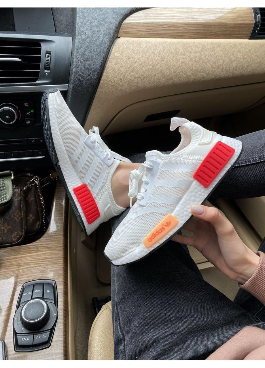 КРОСІВКИ ЖІНОЧІ ADIDAS NMD GREY RED АДІДАС No Brand сірі демісезони (367167990)