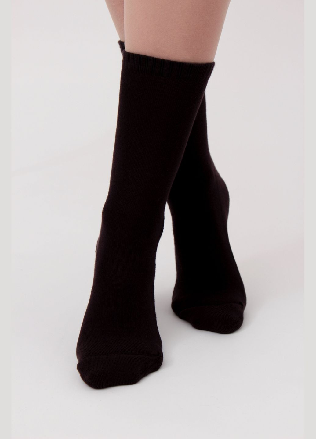 Коричневі шкарпетки жіночі Giulia однотонні (302297524)