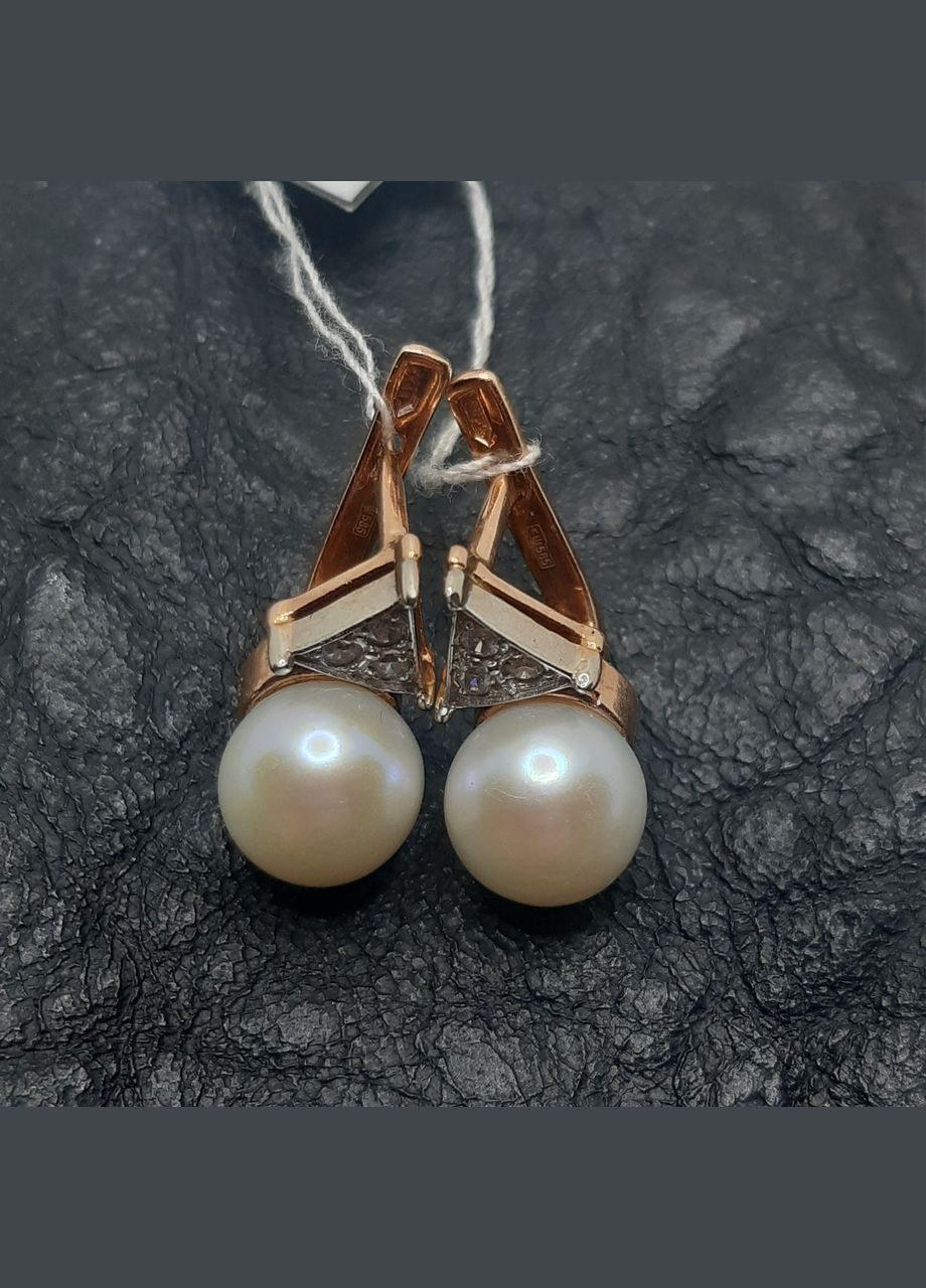 Гарнитур золото 585° 11.32г. белая жемчужина (кд065/сд065) Арніка КД065 (305583190)