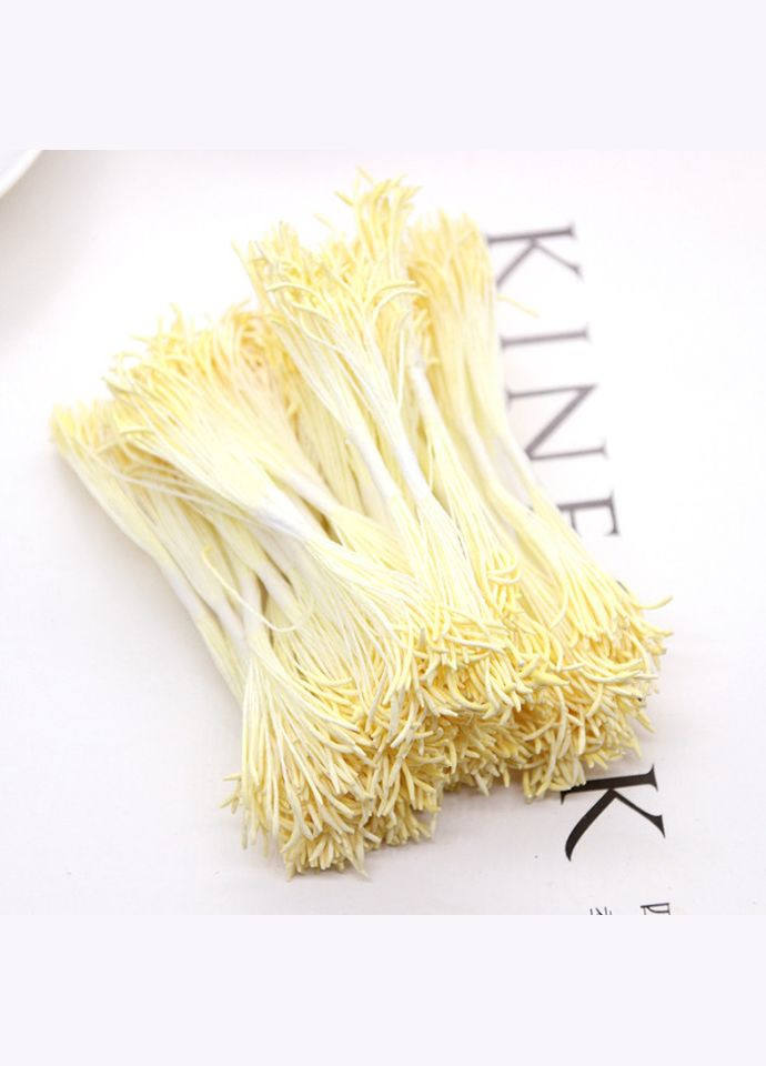 Тычинки на нитке Тайские, двусторонние, кремовые, 24 шт No Brand (340485023)