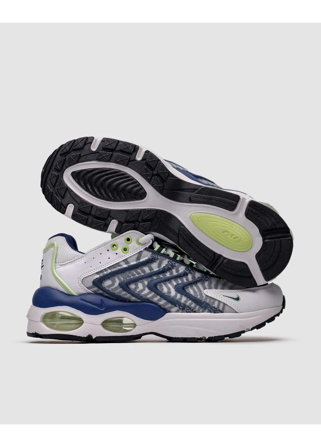 Белые летние кроссовки nike tw white lemon twist navy найк тв вайт лемон твист No Brand