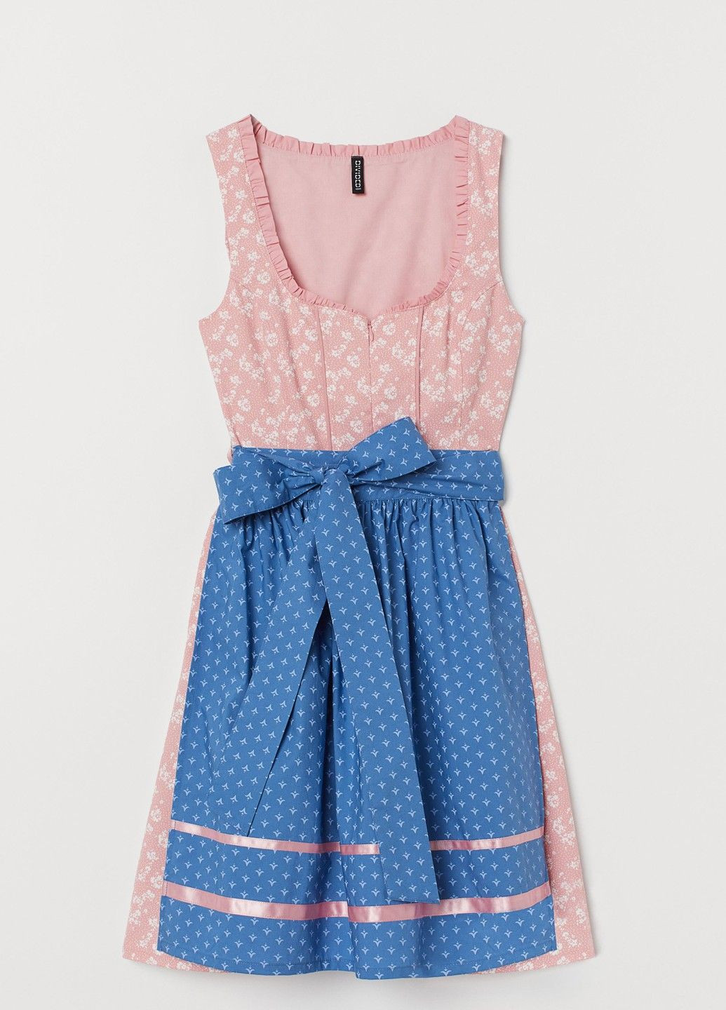 Розовое пляжное платье H&M