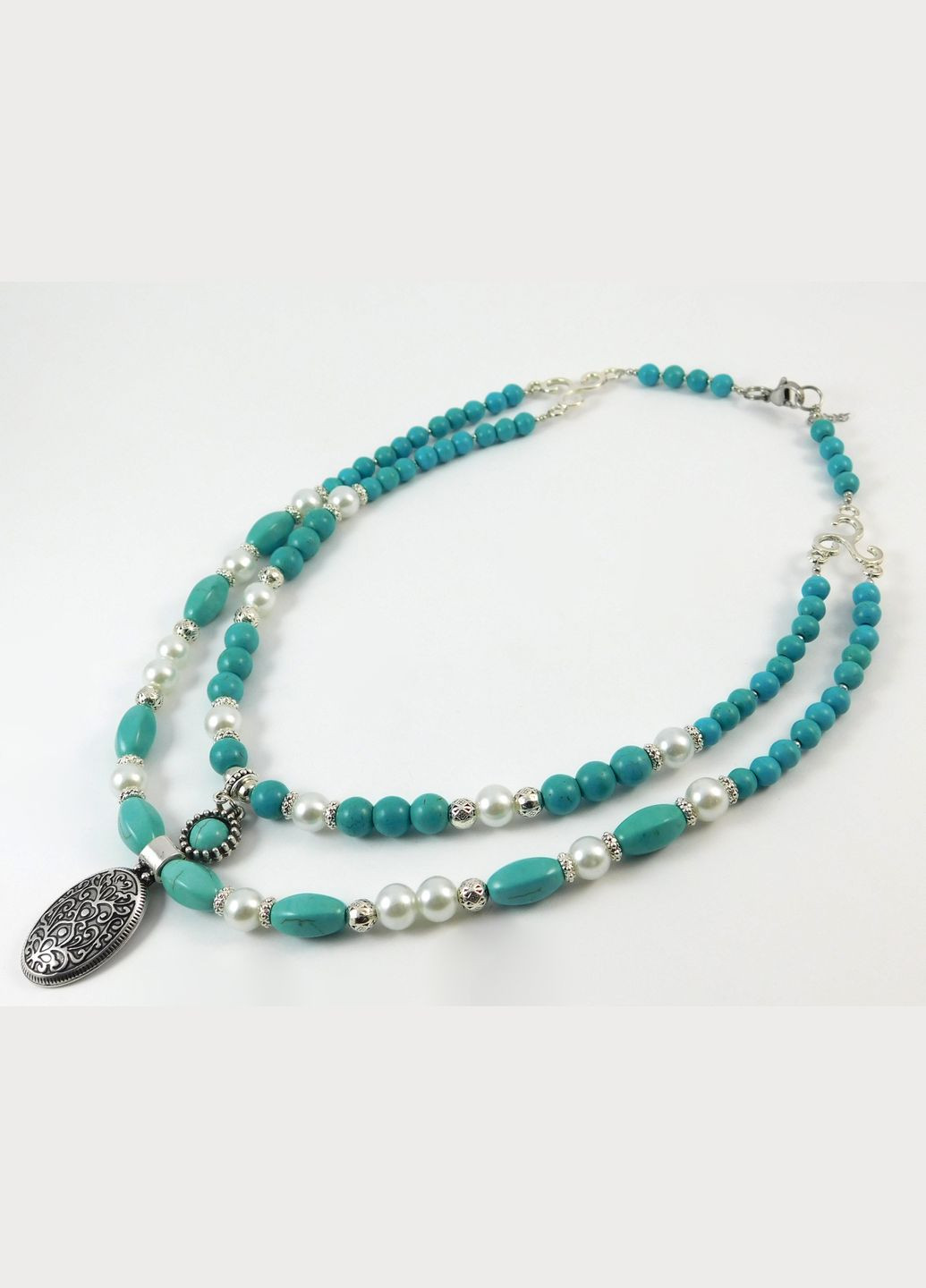 Намисто "Бірюзова велич" Бірюза, Майорка Fursa fashion (322315644)