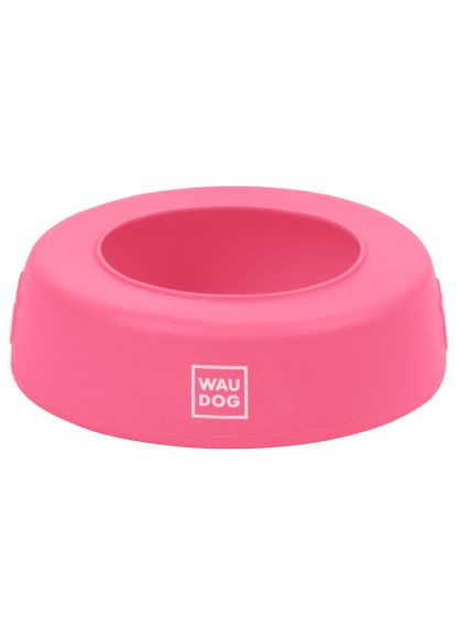 Посуда для собак Silicone Миска-непроливайка 1 л розовая (50797) WAUDOG Silicone Миска-непроливайка 1 л рожева (366519845)