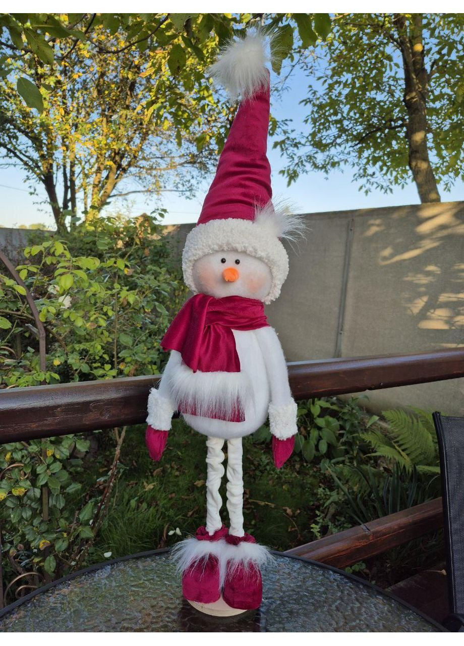 Снеговик под елку, снеговик 90см, новогодние фигуры, подарок под елку, гномы под елку. No Brand (366817583)
