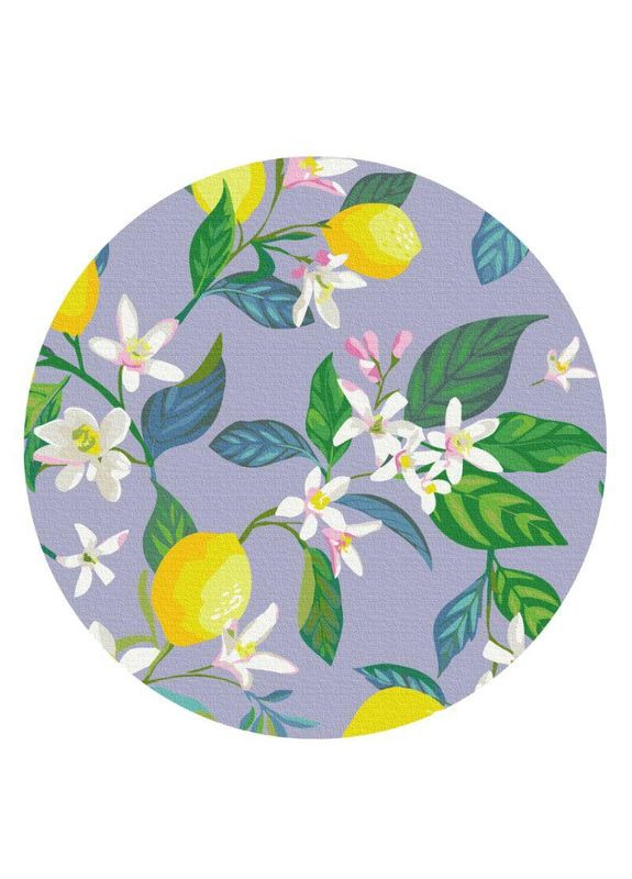 Картина за номерами " " /RC00047L/ "Цвітіння лимона" ø40см Brushme (367751191)