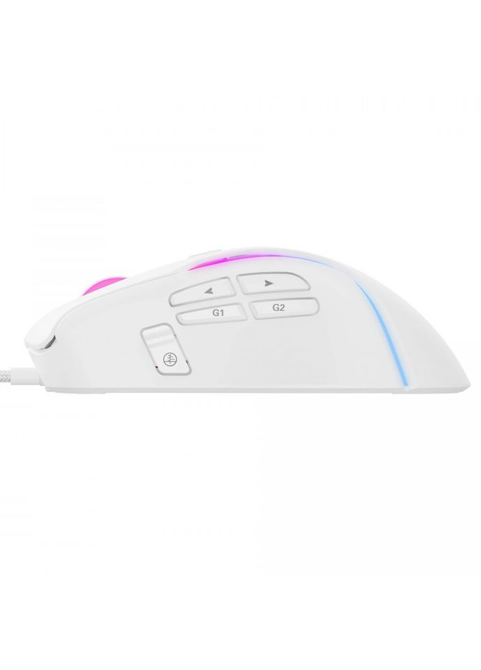 Дротова ігрова миша з 9 програмованими кнопками HVMS1033 8000 DPI USB White Havit (282313557)