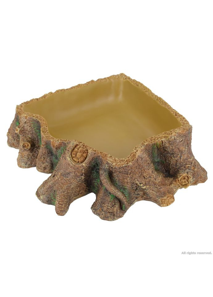 Миска для води Drinking Bowl Stump 3 кутова 28x26x8см Hobby (322820039)