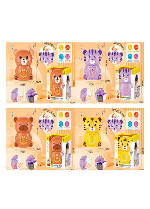 Копилка в виде животного, музыка, свет, деньги, 4 вида, на батарейках (MK 5775) No Brand (368029464)