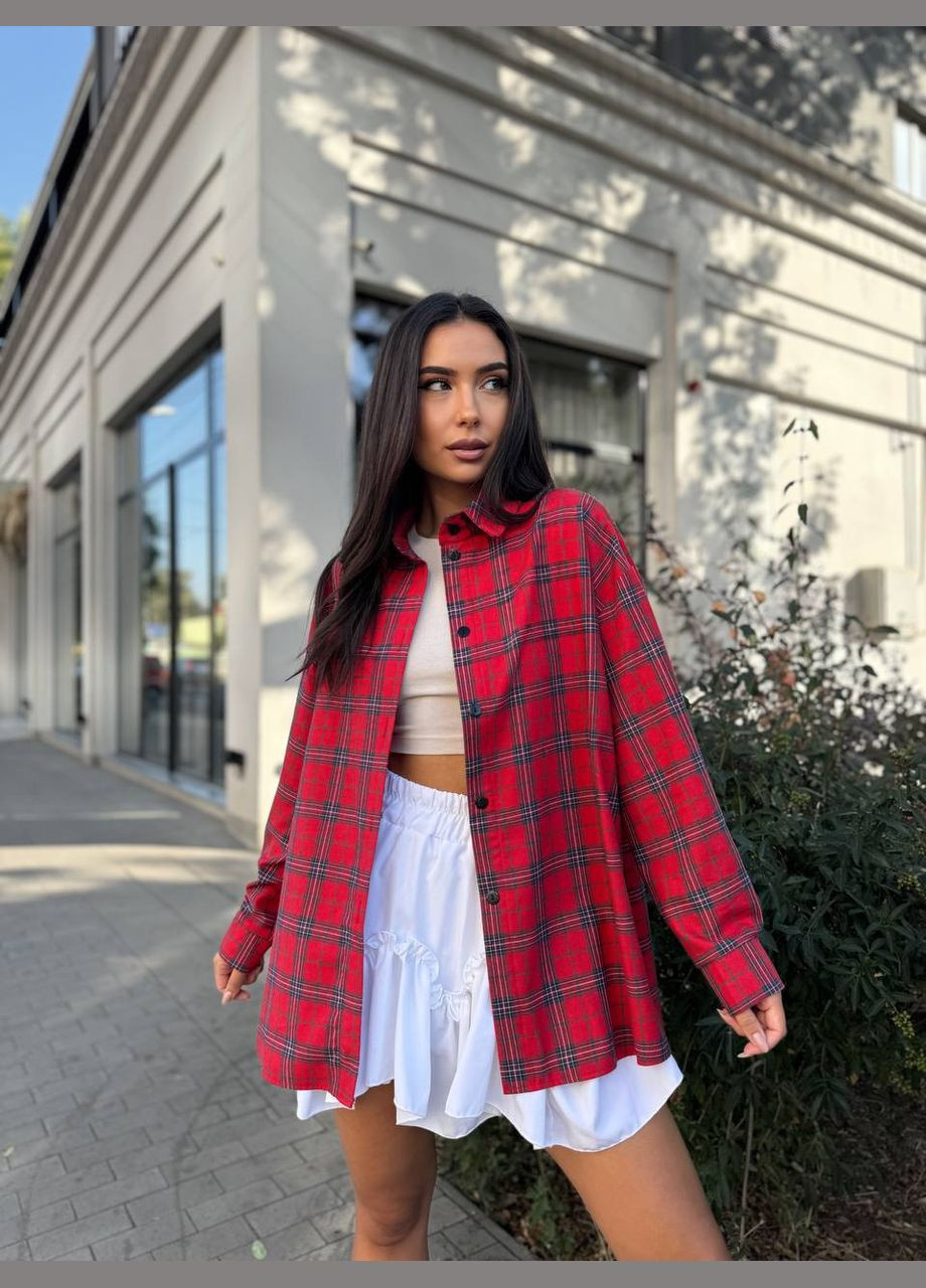 Красная рубашка No Brand