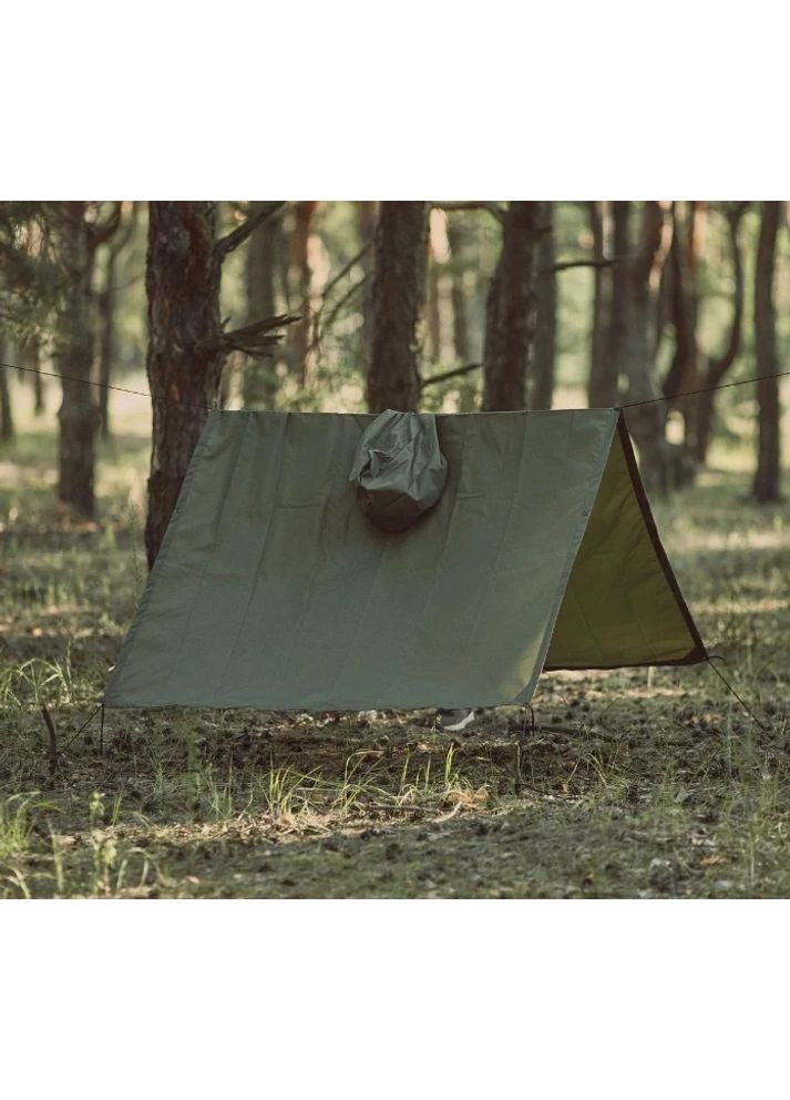 Армійський дощовик для військових, тактиний пончо водонепронекний, намет накидка військова Mil-Tec (361669246)