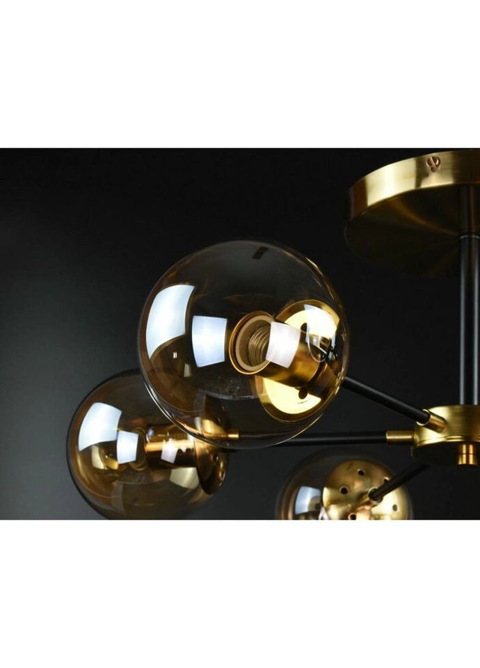 Люстра потолочная на 6 лампочек 26591 Латунь 26х65х65 см. Sunnysky (335975122)