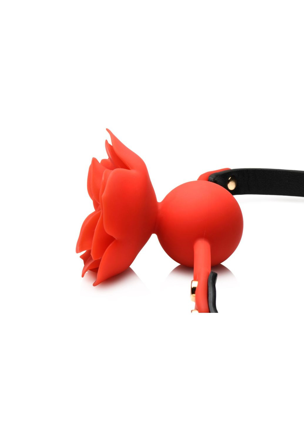 Силиконовый кляп с розой : Blossom Silicone Rose Gag – Red Master Series (369946025)