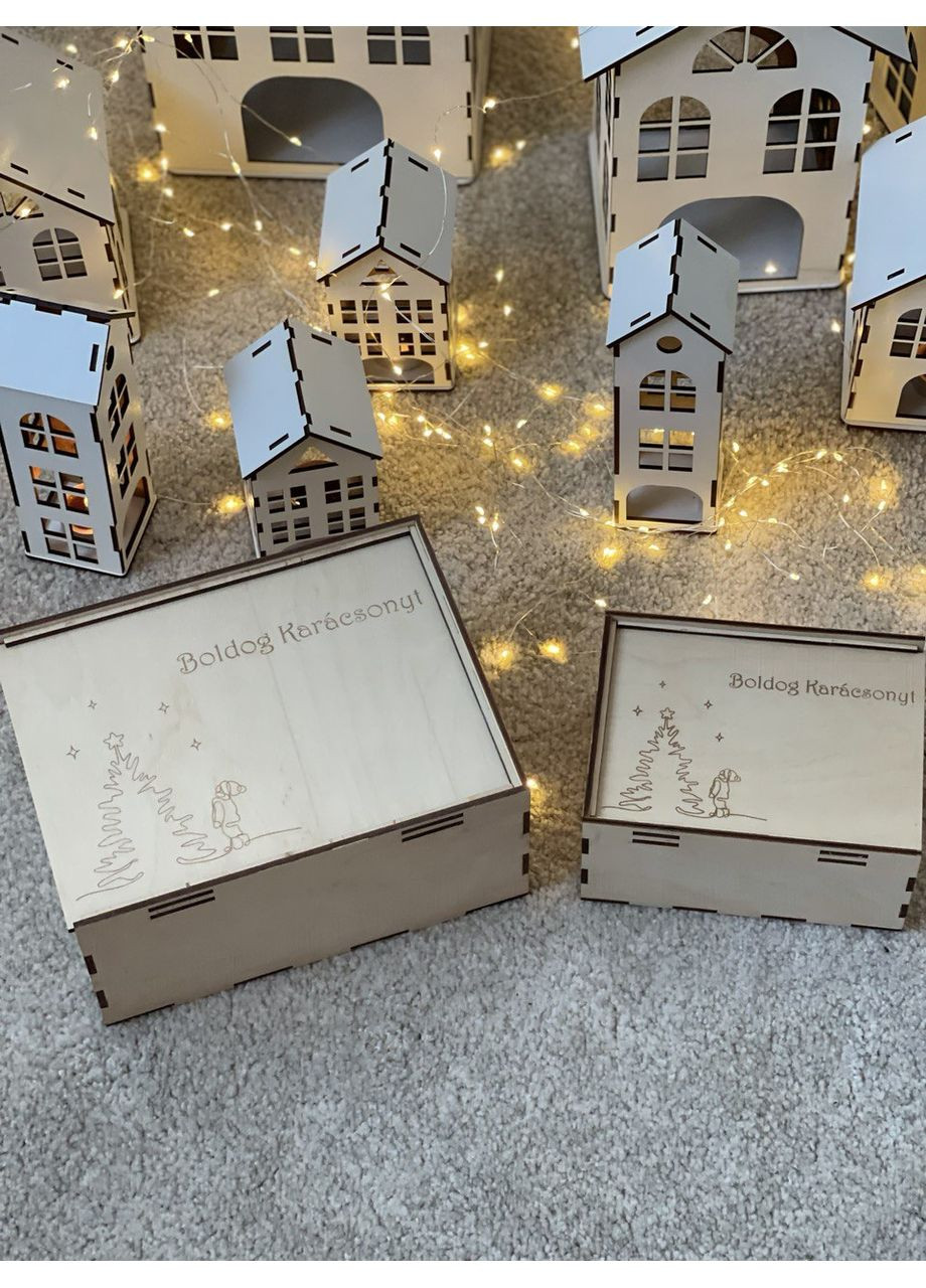 Подарочная коробка праздничная 21*14*8 с персонализацией WittleWood (369729956)