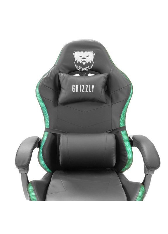 Геймерське крісло Grizzly з RGB LED підсвіткою No Brand (368468382)