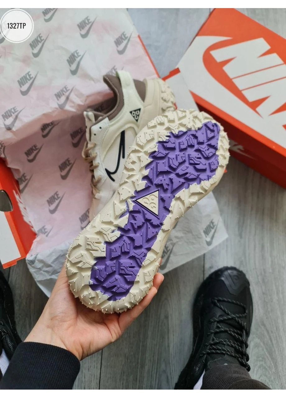 Бежеві літні кросівки nike acg mounth fly beige найк асж маунс флай No Brand