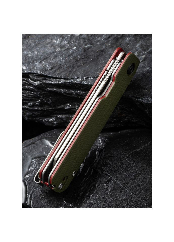 Ніж складаний Sendy Milled Green/Red C21004B-1 Civivi (353504359)