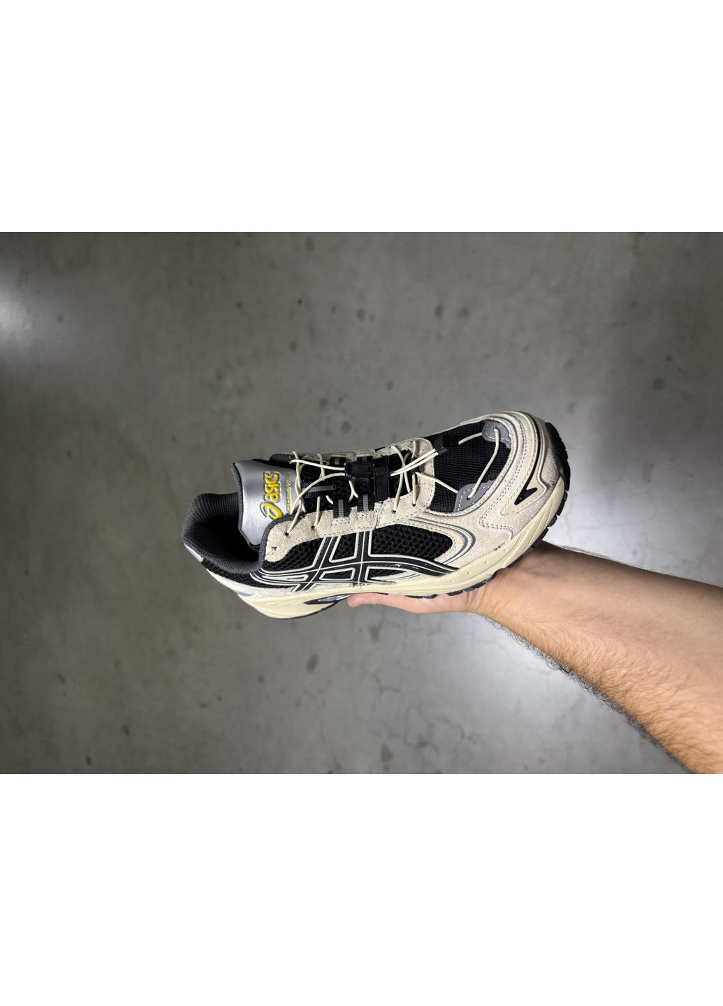 Чорні Осінні кросівки чоловічі asics gel-kahana tr v4 beige black асікс гель кахано tr v4 No Brand