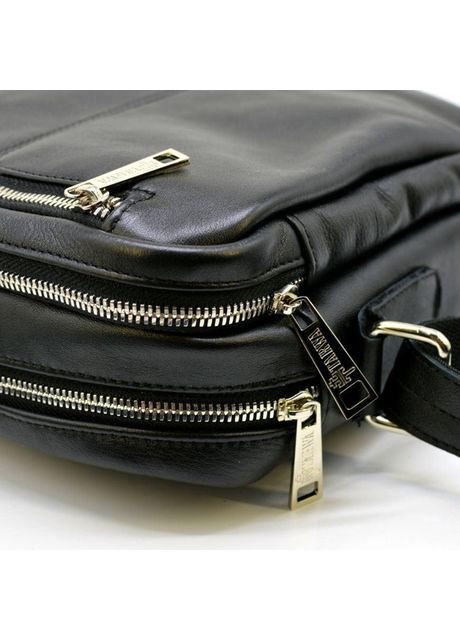 Сумка планшет через плечо мужская из натуральной кожи средняя Черный 36820 TARWA (353690167)