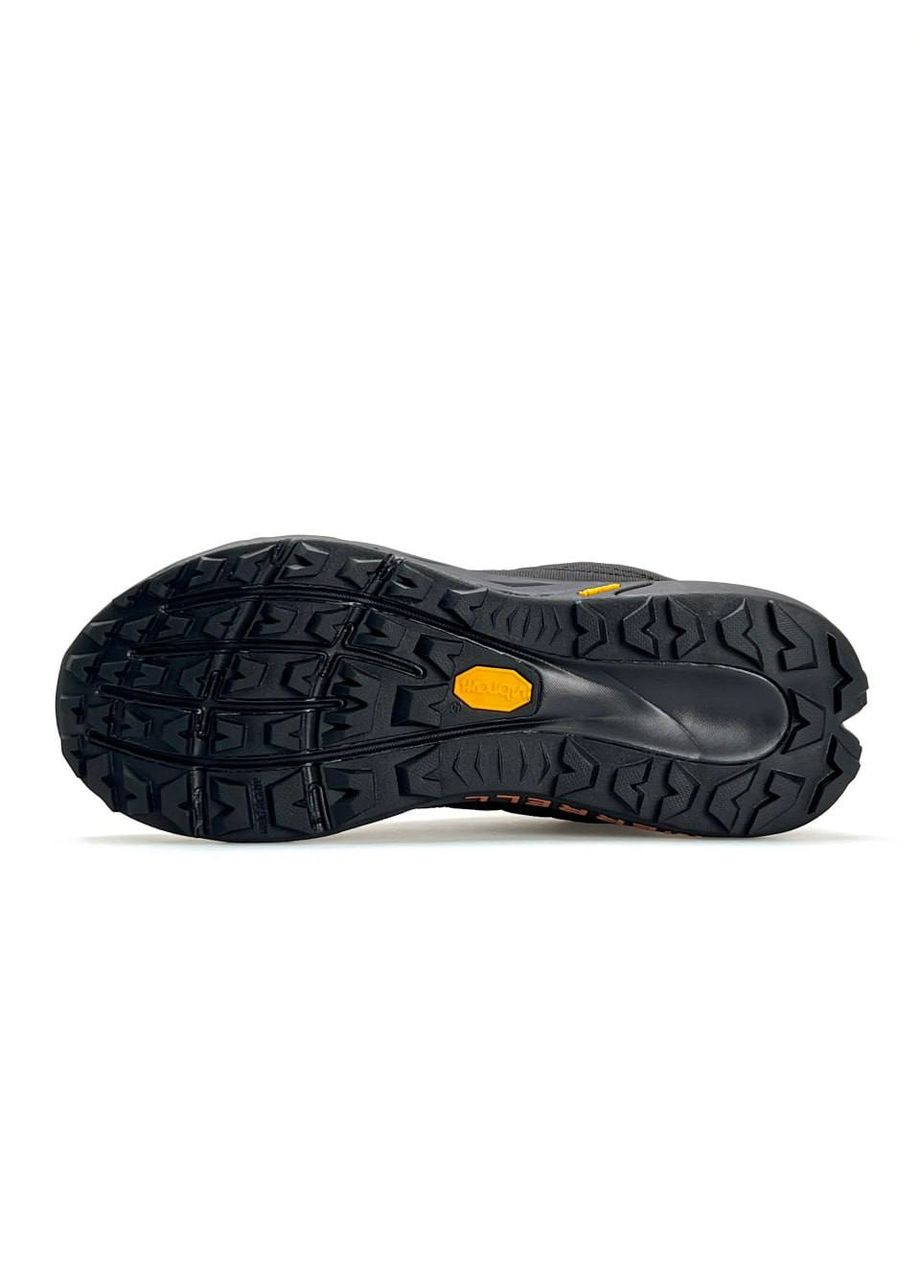 Чорні Осінні кросівки чоловічі merrell No Brand Continium 3M Thinsulate Termo GTX Black Orange