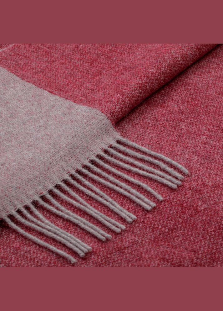 Плед Мериносовый 2 цвета св.серый-терракот (A-023433) Love You (325695815)