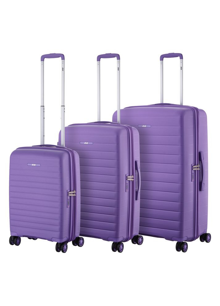 Набор чемоданов, Aero, полипропилен, (L+M+S), TSA, 4 колеса, EXP, лавандовый 2E (365067241)