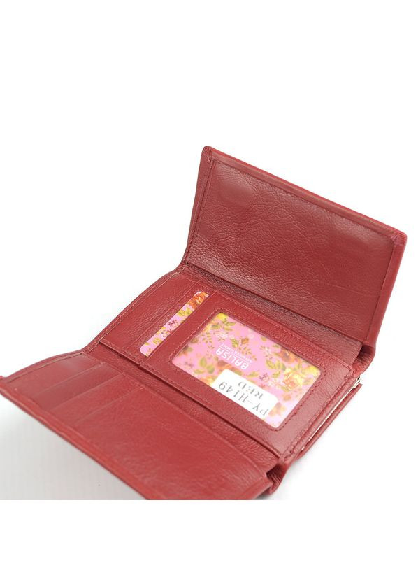 Маленький женский кожаный кошелек на магните, Раскладной мини кошелек из натуральной кожи Balisa (266266475)