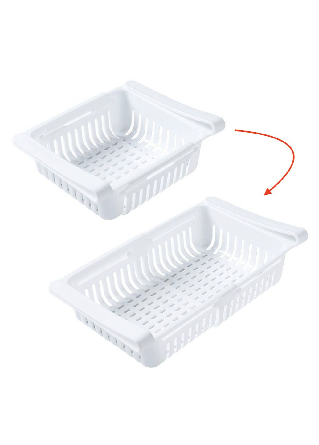 Підвісний контейнер на полицю холодильника, розсувна полиця-органайзер ( ) China (366874387)