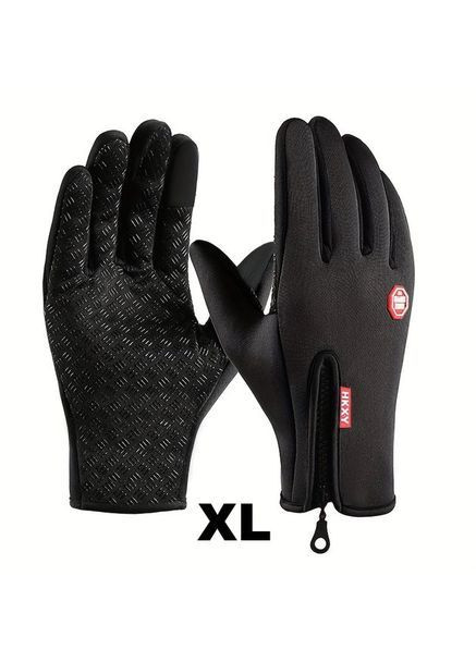 Чоловічі рукавиці на зиму XL водовідштовхуючі керування сенсорним екраном зимні No Brand (363869595)