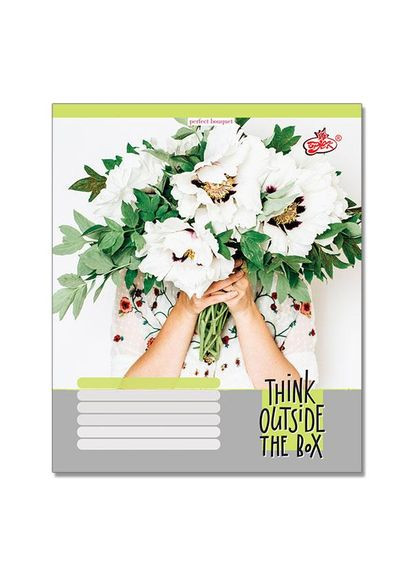 Тетрадь 60 л. клетка "Бриск" / Волшебный букет Бріск (342417285)