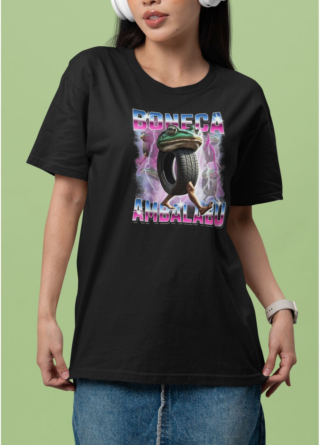 Футболка жіноча Бонека Амбалабу (Boneca Ambalabu) Mishe - (349453328)