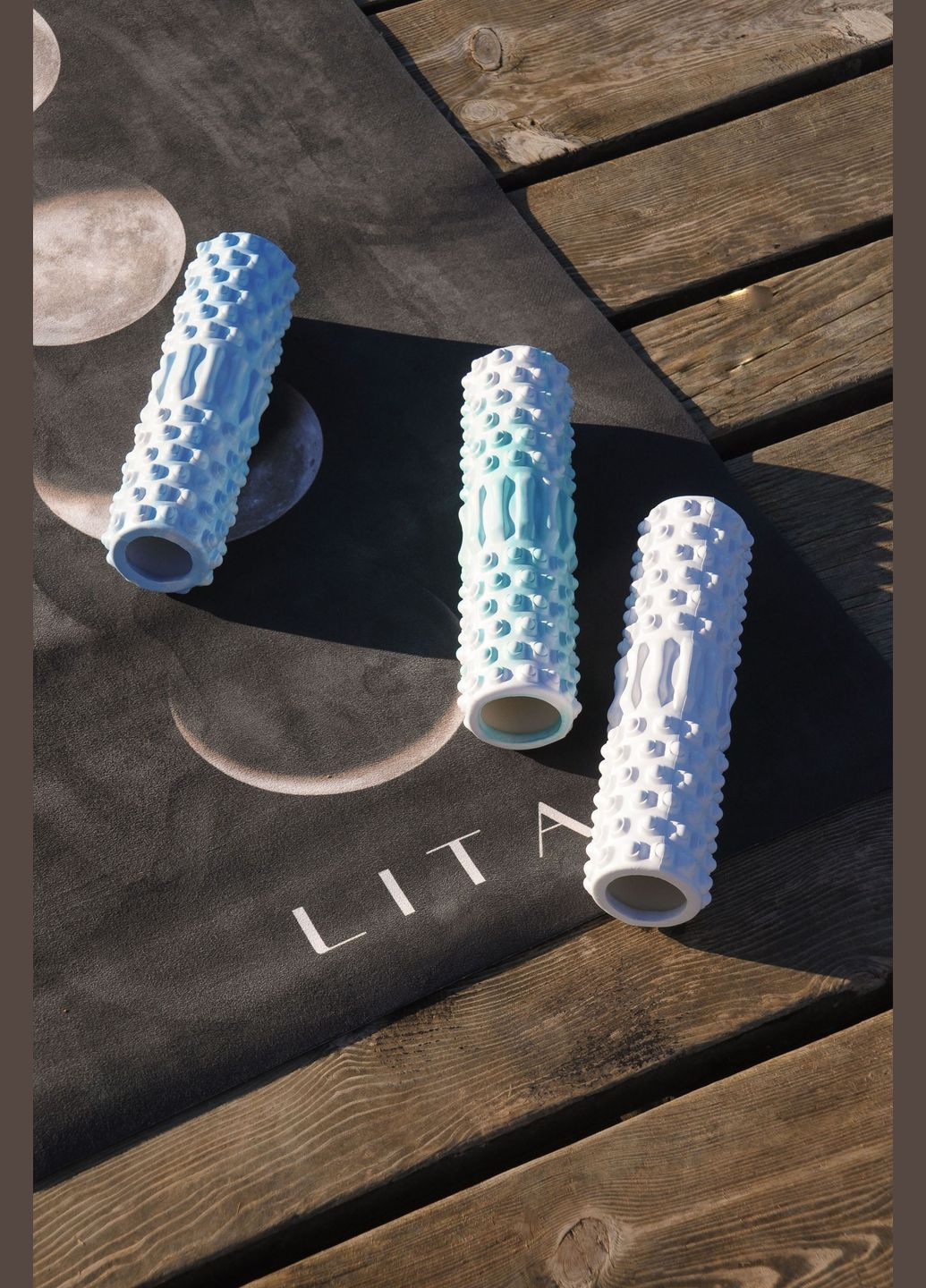 Ролик для массажа "Полумесяц" 30 см No Brand (326598430)