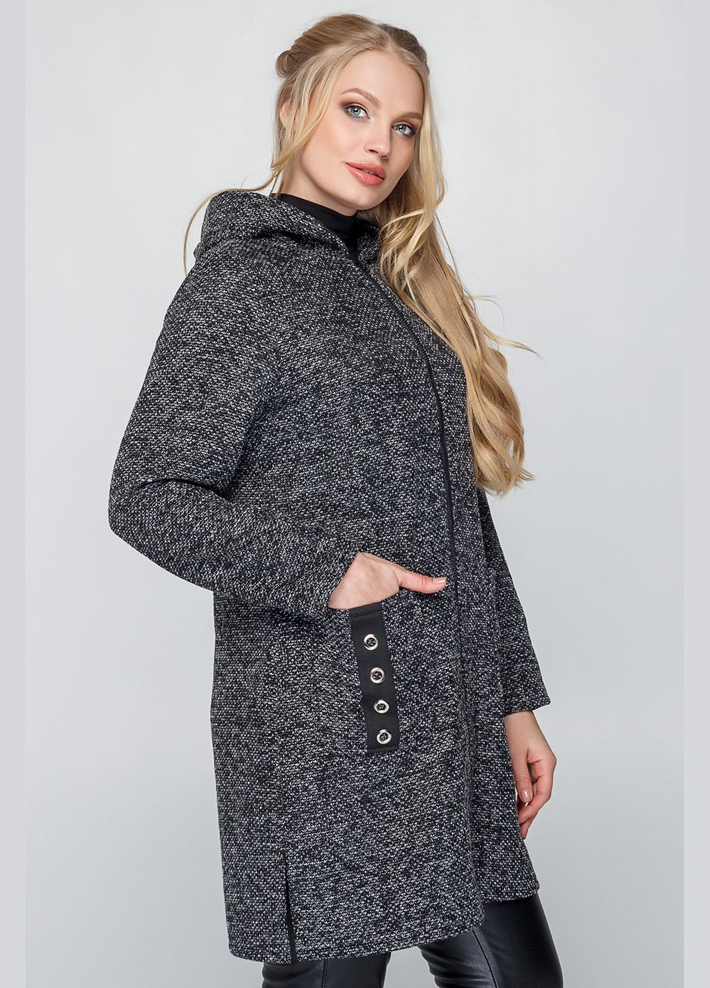 Темно-серый демисезонный кардиган MioRichi