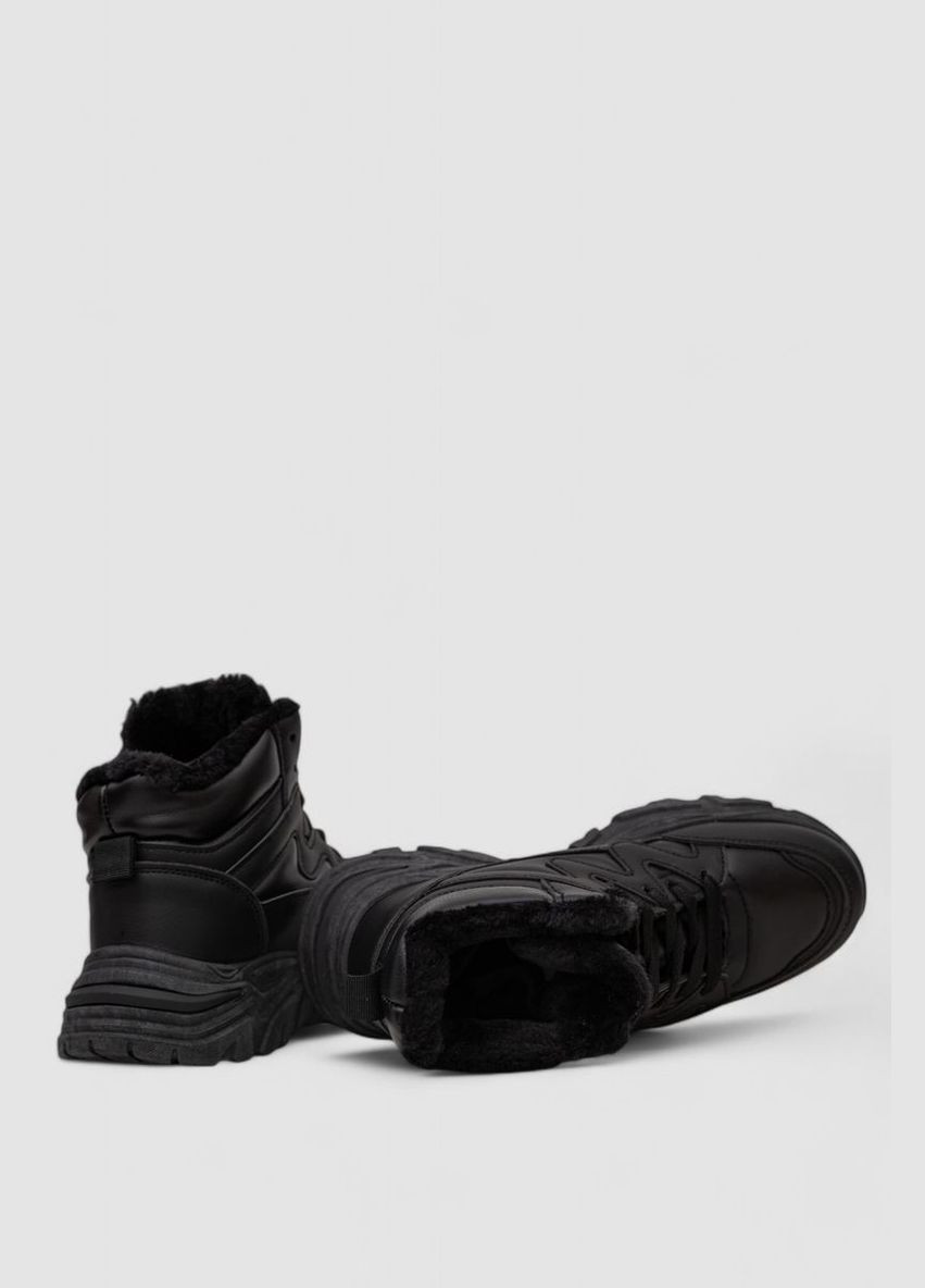 Кросівки жіночі зимові на хутрі, 248RDM01 Ager чорні (360860202)