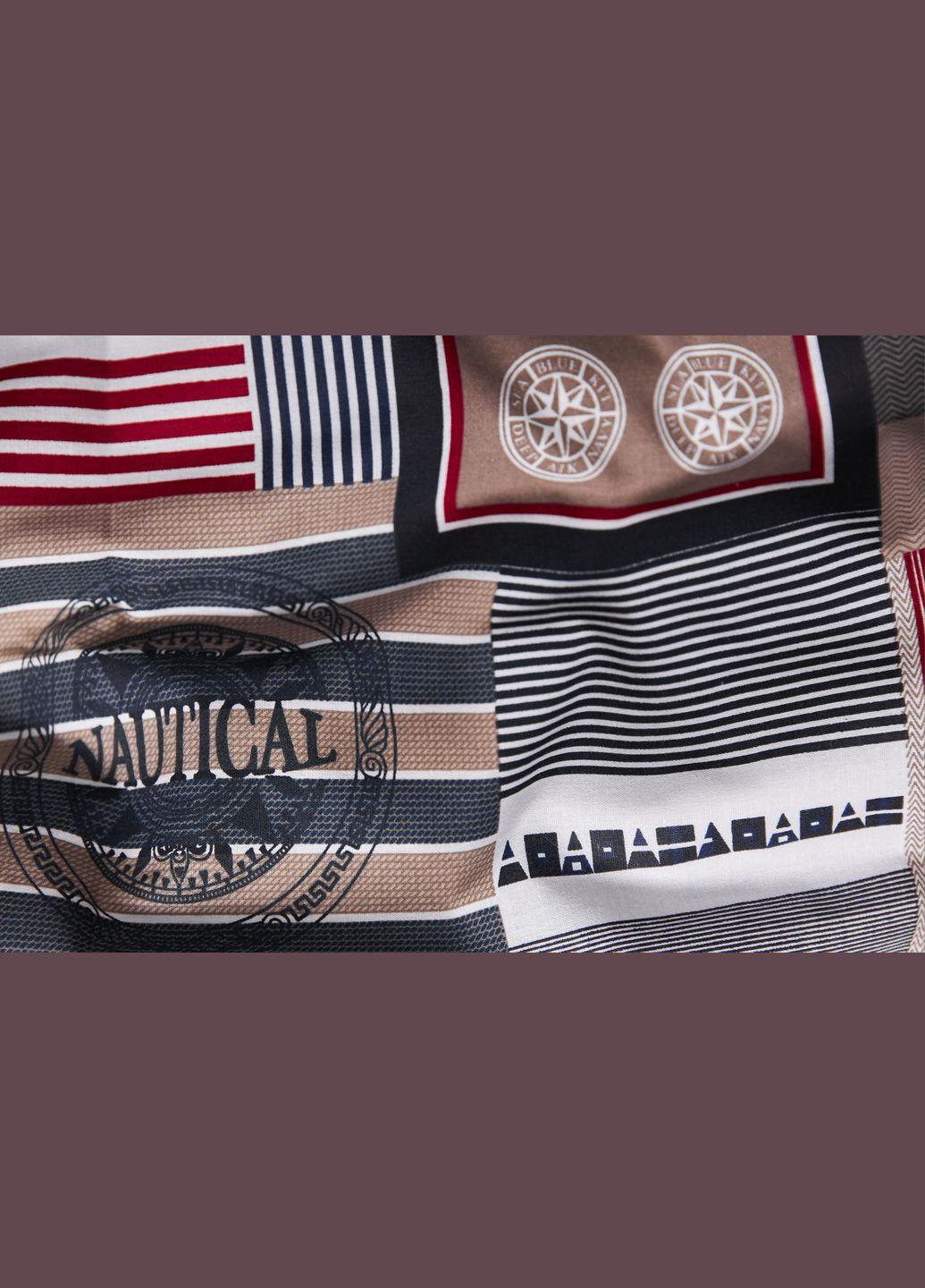 Комплект постельного белья Бязь Gold Люкс полуторный 143х210 наволочки 2х50х70 (MS-820003411) Moon&Star Nautical (288044196)