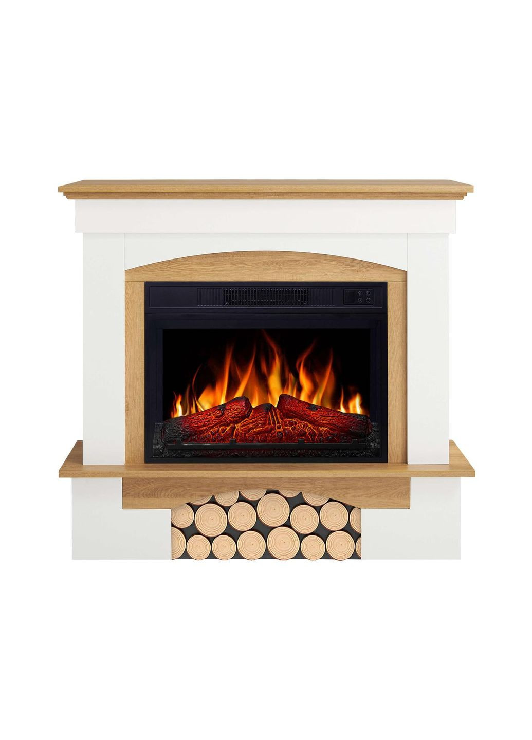 Електрокамін Woodley AF23S білий дуб натуральний ArtiFlame (364221020)