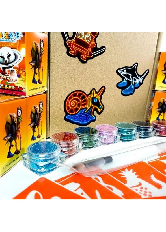 Подарунковий набір "Брейнрот" gift-box-brainrot-5kids Fresh Tattoo (369679836)