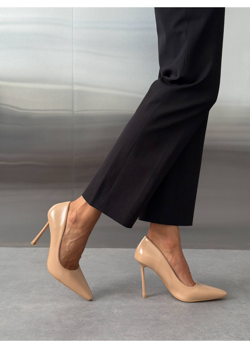 No Brand Стильні жіночі туфлі бежевий з штучна шкіра, — всесезон (354312088)