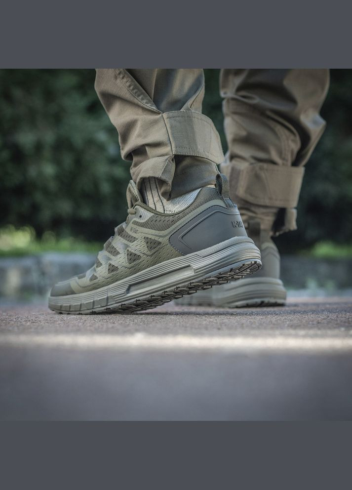 Мужские тактические кроссовки хаки полевые летние армейские кроссовки Summer Sport Army Olive M-TAC (338861603)