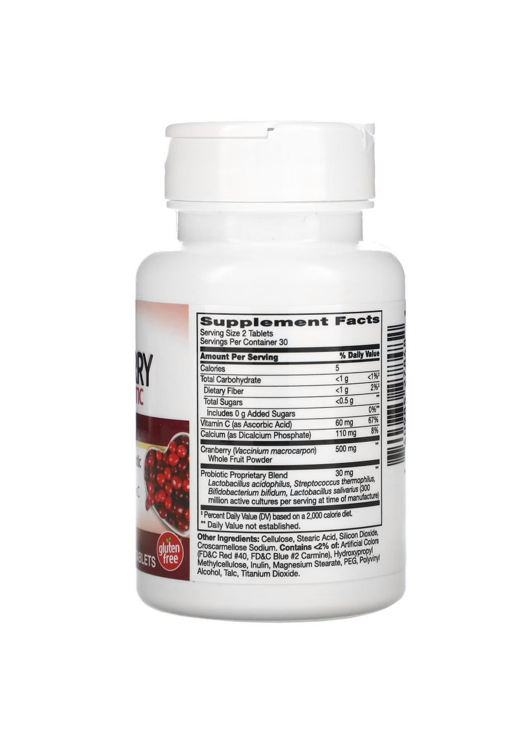 Натуральная добавка Cranberry Plus Probiotic, 60 таблеток 21st Century (293418079)