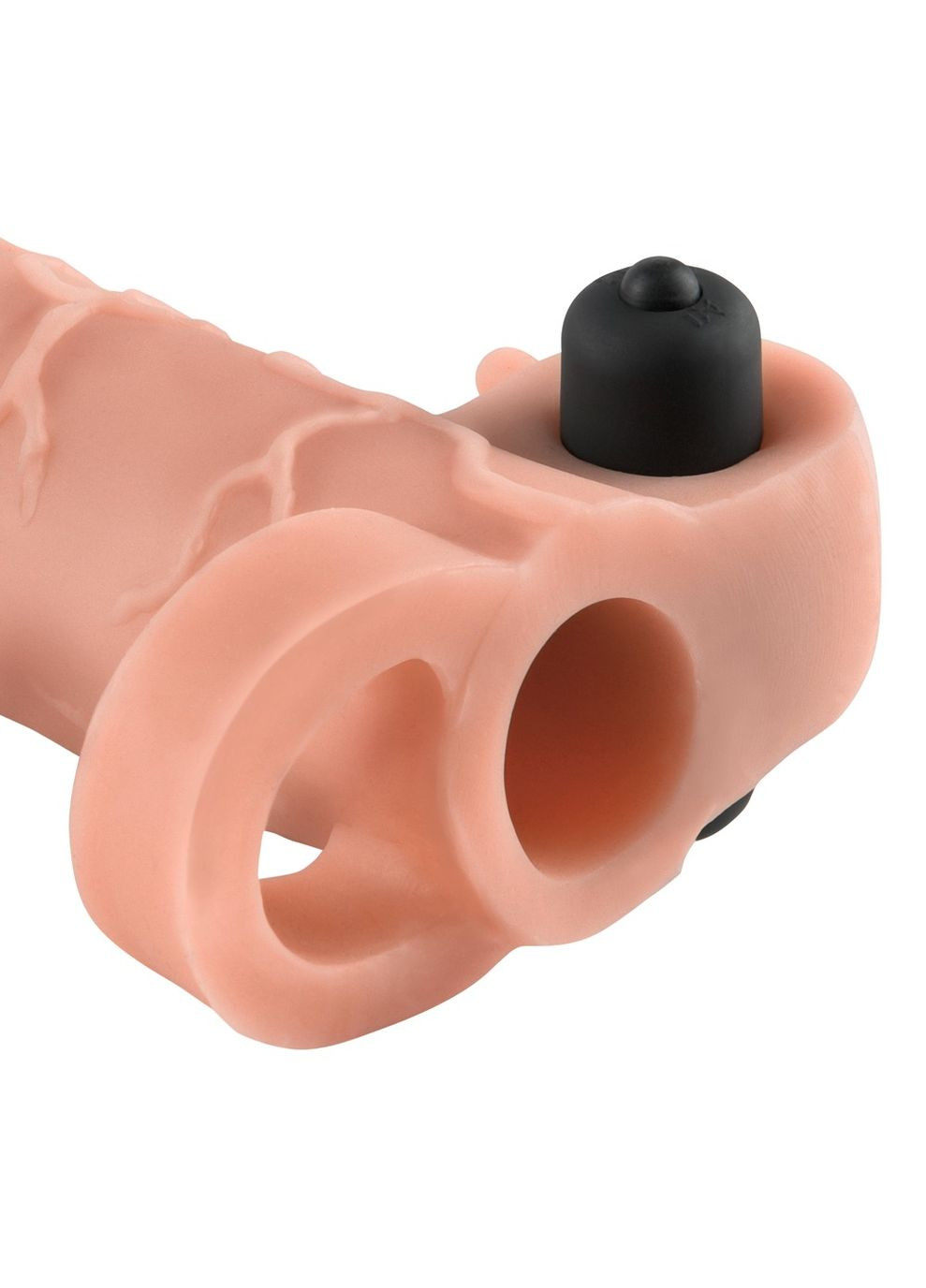 Подовжуюча насадка Fantasy X-tensions з ерекційним кільцем та вібрацією Pipedream (297134196)