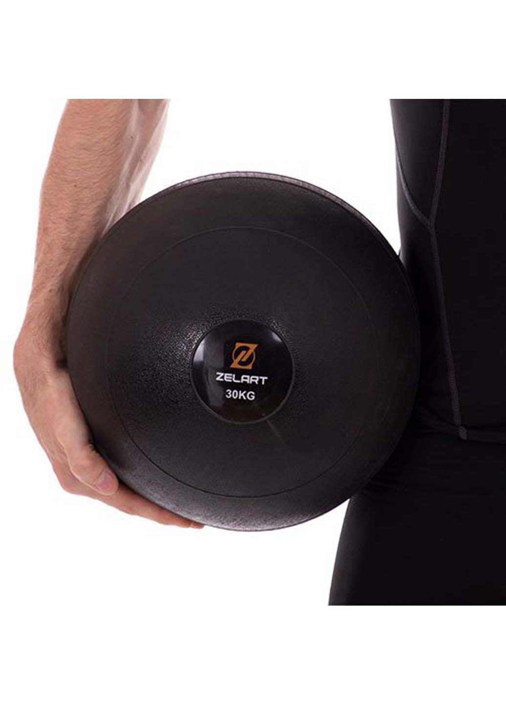 Мяч набивной слэмбол для кроссфита рифленый Modern FI-2672 30 кг Zelart (290109175)