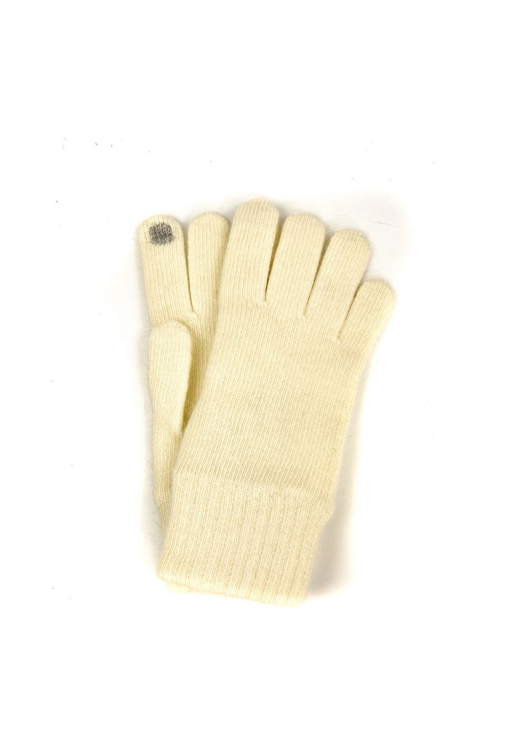 Рукавички Smart Touch жіночі вовна молочні OLWEN LuckyLOOK 272-385 (322789301)