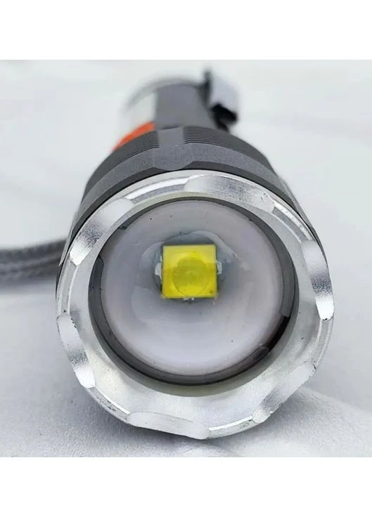 Фонарик ручной XH-P50 BL-P12-P50 фонарик с боковым светильником аккумуляторный карманный с клипсой P50+COB Зум Bailong (297331302)