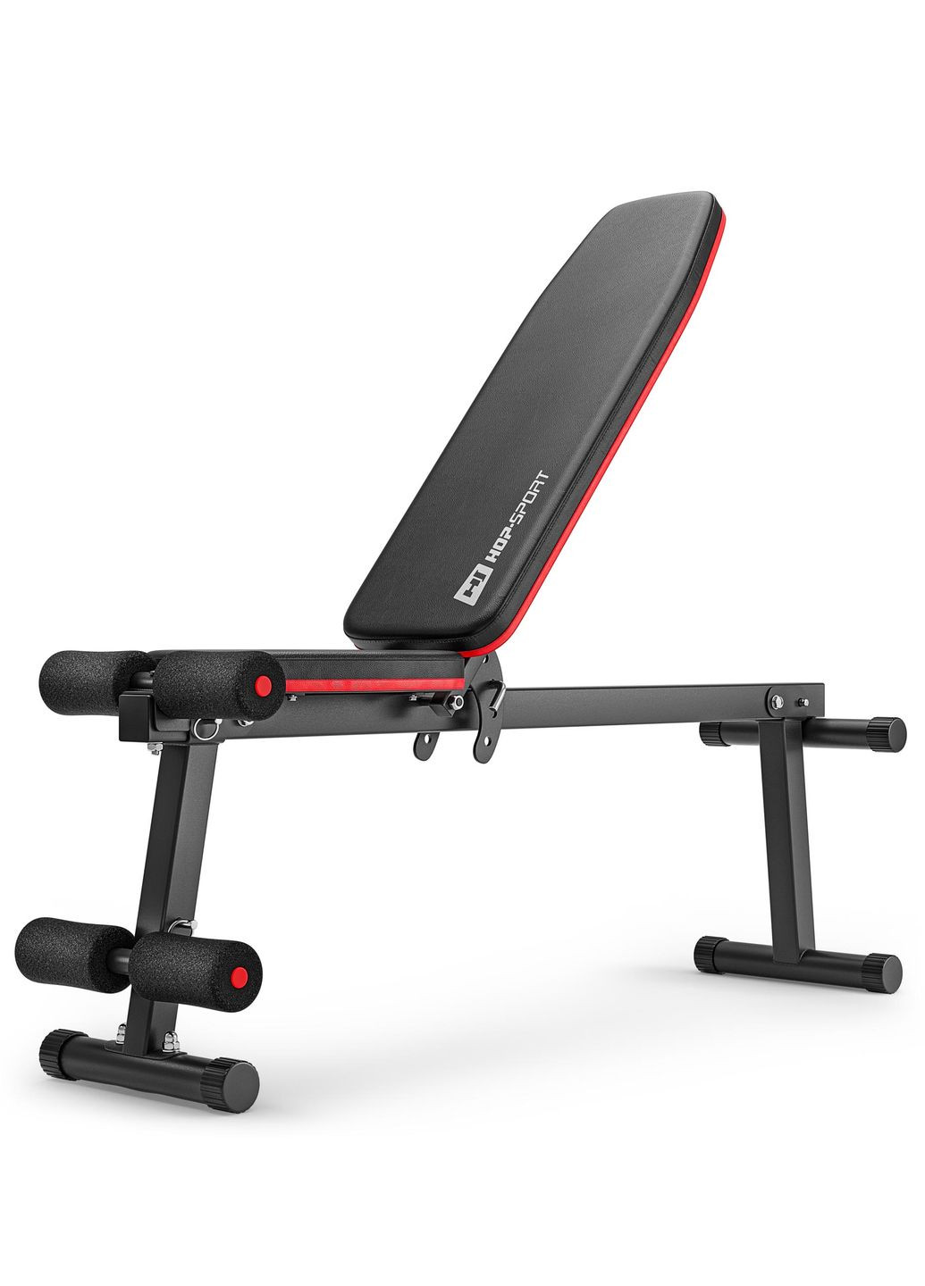 Набор Premium 75 кг со скамьей HS1010 Pro, штангами и гантелями. Hop-Sport (304267045)