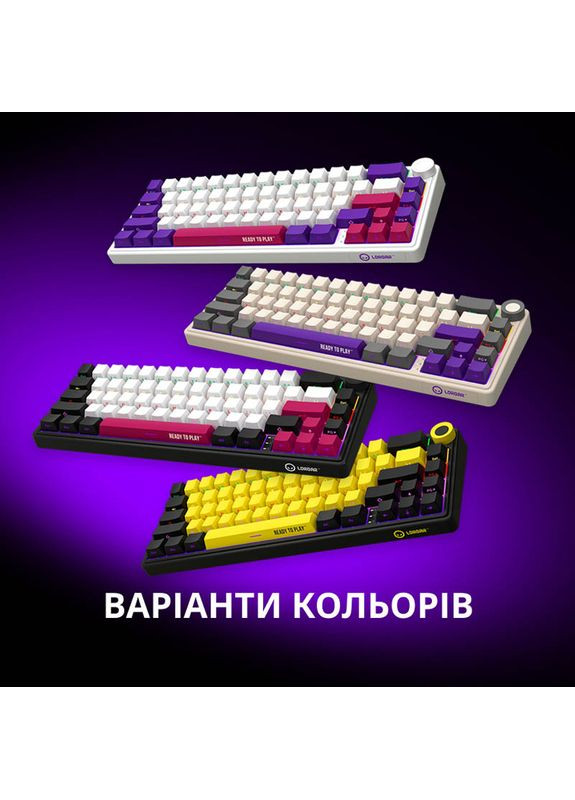 Клавиатура KBP70MW Pro Wireless Mechanical EN/RU Black-Red (LRG-KBP70MW-BK-US) LORGAR (334831723)